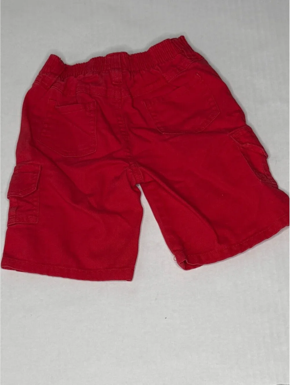 Boys Red Cargo Shorts Size 4T